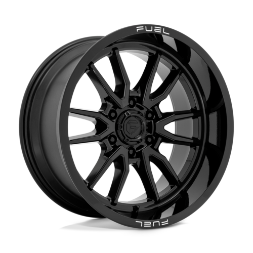 Fuel 1PC D760 CLASH 20x9 Gloss Black Wheel with 6x135 Bolt Pattern and 87.10mm Center Bore