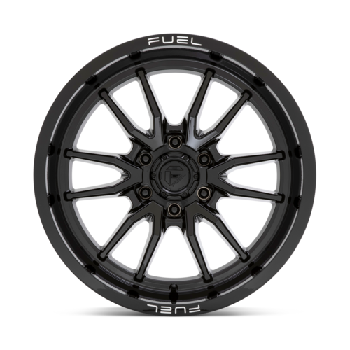 Fuel 1PC D760 Clash 20x10 Inch Gloss Black Off-Road Wheel with 6x135 Bolt Pattern