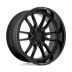 Fuel 1PC D760 Clash 22x10 Black Gloss Aluminum Wheel with -18mm Offset