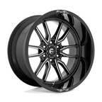 Fuel 1PC D761 CLASH 22x12 Gloss Black Milled Wheel with -44mm Offset and 6x139.7 Bolt Pattern