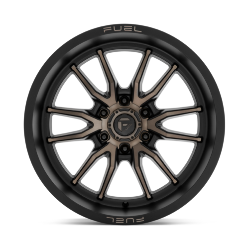 Fuel 1PC D762 Clash 17x9 Matte Black Double Dark Tint Wheel with 6x139.7 Bolt Pattern and 106.10 Center Bore