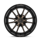 Fuel 1PC D762 Clash 20x10 Matte Black Double Dark Tint Wheel with -18mm Offset and 6x139.7 Bolt Pattern