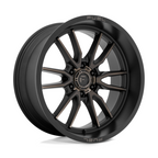Fuel 1PC D762 CLASH 22x10 Inch Matte Black Double Dark Tint Wheel with -18mm Offset for 6x139.7 Bolt Pattern
