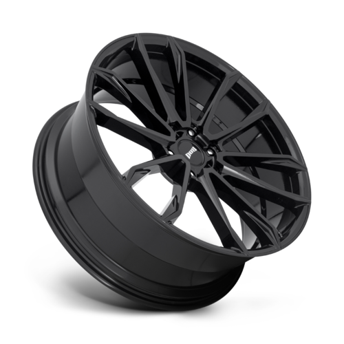DUB 1PC S253 CLOUT 24x10 Inch Gloss Black Alloy Wheel with 6x135 Bolt Pattern and 87.10mm Center Bore