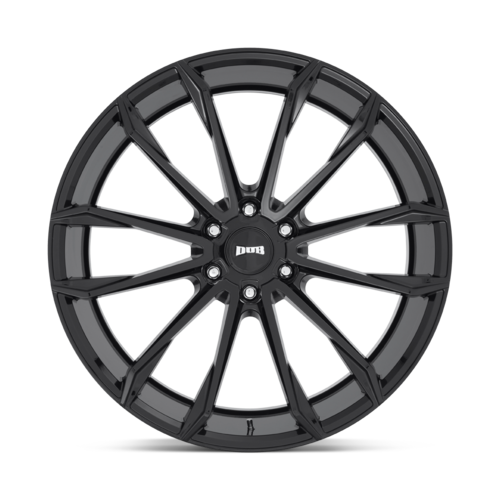 DUB 1PC S253 CLOUT 24x10 Inch Gloss Black Alloy Wheel with 6x135 Bolt Pattern and 87.10mm Center Bore