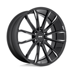 DUB 1PC S252 CLOUT 24x10 Inch Gloss Black Milled Wheel with 6x139.7 Bolt Pattern and +30 Offset