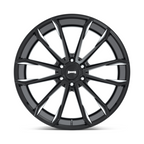 DUB 1PC S252 CLOUT 24x10 Inch Gloss Black Milled Wheel with 6x139.7 Bolt Pattern and +30 Offset