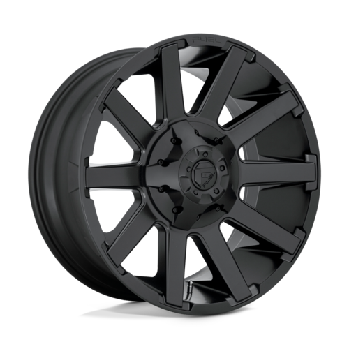 Fuel 1PC D437 Contra Satin Black 18x9 Wheel with 6x135/139.7 Bolt Pattern and 106.10mm Center Bore