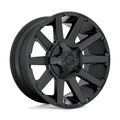 Fuel 1PC D437 CONTRA Satin Black 20x9 Wheel with 8x170 Bolt Pattern and 125.10mm Center Bore