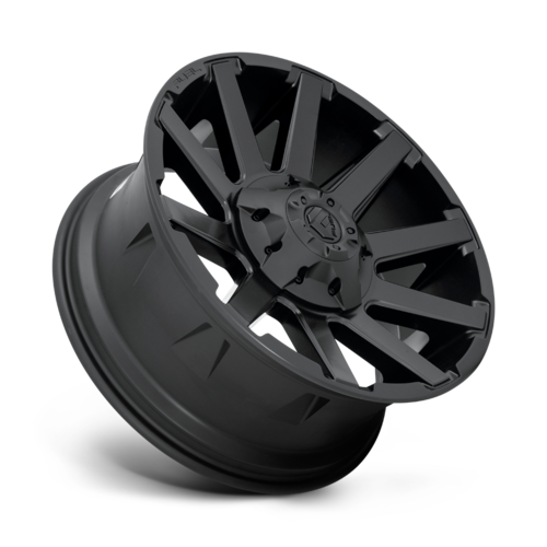 Fuel 1PC D437 Contra Satin Black 20-Inch Wheel with 6X135/6X139.7 Bolt Pattern and 106.10mm Center Bore