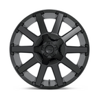Fuel 1PC D437 Contra 20x9 Satin Black Wheel with 5x114.3/5x127 Bolt Pattern and 78.10mm Center Bore