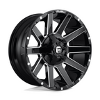 Fuel 1PC D615 CONTRA 20x9 Gloss Black Milled Wheel with 8x180 Bolt Pattern