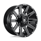 Fuel 1PC D615 CONTRA 20x9 Gloss Black Milled Wheel with 8x170 Bolt Pattern and +20 Offset