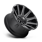 Fuel 1PC D616 CONTRA 20x9 Matte Black Milled Wheel with 6x135/6x139.7 Bolt Pattern and 106.10mm Center Bore