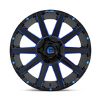 Fuel 1PC D644 Contra 20x9 Gloss Black with Blue Tint Wheel for 6x135/6x139.7 Bolt Pattern