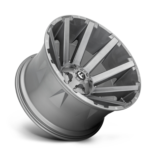 Fuel 1PC D714 Contra Platinum 20x9 Inch Brushed Gunmetal Wheel with 6x135/6x139.7 Bolt Pattern and 2.0 Offset