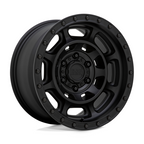 Black Rhino Hard Alloys BR Convoy 17x8.5 Matte Black Alloy Wheel with -10mm Offset and 6x139.7 Bolt Pattern