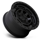 Black Rhino Hard Alloys BR Convoy 17x8.5 Matte Black Alloy Wheel with -10mm Offset and 6x139.7 Bolt Pattern