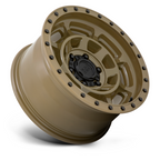 Black Rhino Hard Alloys BR Convoy 17x8.5 Gator Green Wheel with -10mm Offset and 6x139.7 Bolt Pattern