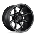 Fuel 1PC D556 Coupler 20x10 Inch Matte Black Double Dark Tint Wheel with 8x180 Bolt Pattern and -12 Offset