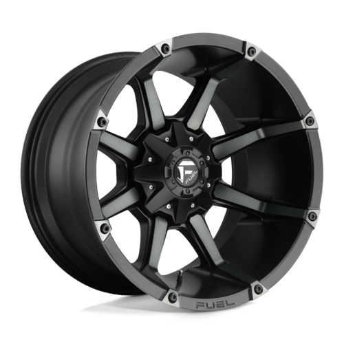 Fuel 1PC D556 Coupler 20x10 Inch Matte Black Double Dark Tint Wheel with 8x180 Bolt Pattern and -12 Offset