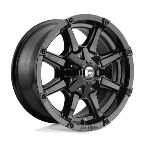 Fuel 1PC D575 Coupler 20x10 Inch Gloss Black Alloy Wheel with -24mm Offset and 5x114.3/5x127 Bolt Pattern