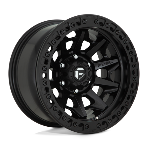Fuel 1PC D114 Covert Beadlock 17x9 Matte Black Wheel with -38 Offset and 5x127 Bolt Pattern
