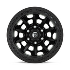 Fuel 1PC D114 Covert Beadlock 17x9 Matte Black Wheel with -38 Offset and 5x127 Bolt Pattern