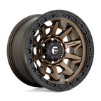 Fuel 1PC D696 COVERT 17x9 Matte Bronze Black Bead Ring Wheel with -12 Offset and 6x139.7 Bolt Pattern