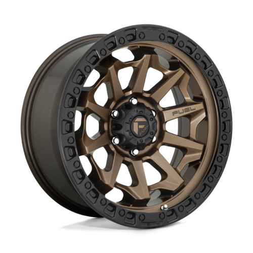 Fuel 1PC D696 COVERT 17x9 Inch Matte Bronze Black Bead Ring Wheel with -12 Offset