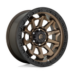 Fuel 1PC D696 COVERT 20x9 Matte Bronze Black Bead Ring Wheel with 8x170 Bolt Pattern and 125.10 Center Bore