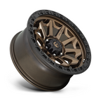 Fuel 1PC D696 COVERT 20x9 Matte Bronze Black Bead Ring Wheel with 6x135 Bolt Pattern and 87.10 Center Bore