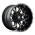 Fuel 1PC D561 Crush 18x9 Inch Alloy Wheel with Gloss Machined Double Dark Tint Finish