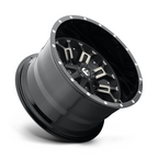 Fuel 1PC D561 Crush 18x9 Inch Alloy Wheel with Gloss Machined Double Dark Tint Finish