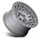Fuel 1PC D833 CYCLE 17x9 Silver Platinum Wheel with 6x139.7 Bolt Pattern and +1 Offset
