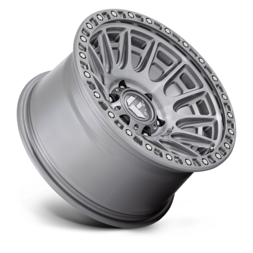 Fuel 1PC D833 CYCLE 17x8.5 Inch Silver Platinum Wheel with 6x139.7 Bolt Pattern and +25 Offset