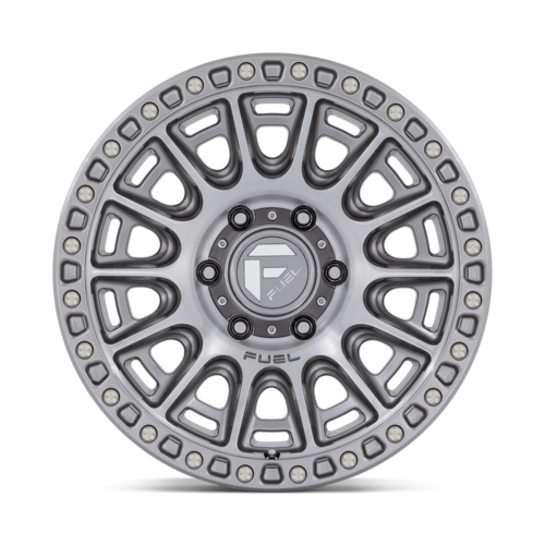 Fuel 1PC D833 CYCLE 17x9 Silver Platinum Wheel with 5x127 Bolt Pattern and -12 Offset