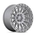 Fuel 1PC D833 CYCLE 20x9 Silver Platinum Alloy Wheel with 6x139.7 Bolt Pattern and +1 Offset