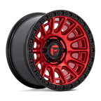 Fuel 1PC D834 CYCLE 17x9 Candy Red with Black Ring Wheel for 6x139.7 Bolt Pattern