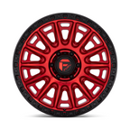 Fuel 1PC D834 Cycle 20x9 Inch Off-Road Wheel in Candy Red with Black Ring