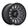 Fuel 1PC D835 CYCLE 17x9 Matte Gunmetal Wheel with Black Ring