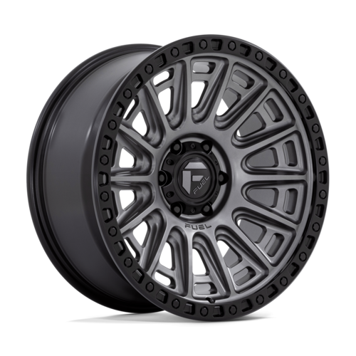 Fuel 1PC D835 Cycle 20x9 Matte Gunmetal Wheel with Black Ring - 6x135 Bolt Pattern, +1 Offset