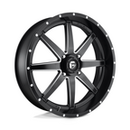 Fuel UTV D538 MAVERICK UTV 24x7 Matte Black Milled Wheel with 4x137 Bolt Pattern and +13 Offset