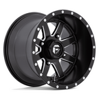Fuel UTV D538 Maverick 15x10 Matte Black Milled Wheel with 4x137 Bolt Pattern and 110.10 Center Bore