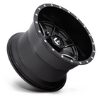 Fuel UTV D538 Maverick 15x10 Matte Black Milled Wheel with 4x137 Bolt Pattern and 110.10 Center Bore