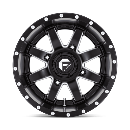 Fuel UTV D538 Maverick 15x10 Matte Black Milled Wheel - 4x156 Bolt Pattern, +0 Offset