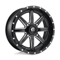 Fuel UTV D538 MAVERICK 18x7 Matte Black Milled Wheel with 4x156 Bolt Pattern and +13 Offset