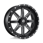 Fuel UTV D538 MAVERICK 18x7 Matte Black Milled Wheel with 4x156 Bolt Pattern and +13 Offset