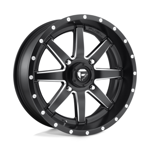 Fuel UTV MAVERICK D538 18x7 Matte Black Milled Wheel with 4x137 Bolt Pattern and +13 Offset