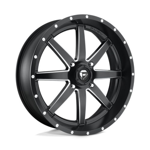 Fuel UTV D538 Maverick UTV 14x7 Matte Black Milled Wheel with 4x137 Bolt Pattern and +38 Offset